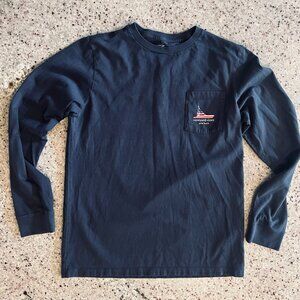 Vineyard Vines Boy’s Long-Sleeve Shirt – Large (16) - Palm Beach